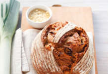 Pane integrale di polenta ai porri