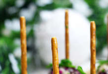 Palline di formaggio antipasto di Natale