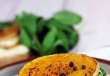 Millefoglie di zucca, scamorza e spinacino