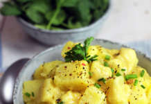 Patate con maionese vegan
