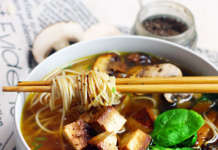 Ramen di miso vegan