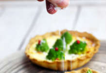 Tortine con alberelli innevati