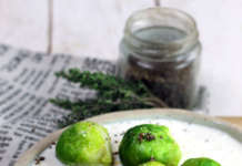 Cavolini di Bruxelles con fonduta