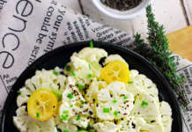 Insalata di cavolfiore e avocado