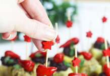 Fingerfood polenta olive