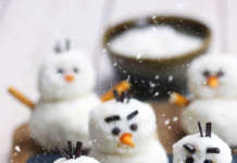 Pupazzi di cocco di Natale