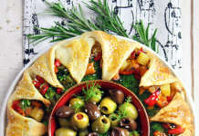 torta salata di Natale