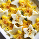 Stelle di polenta con fonduta light