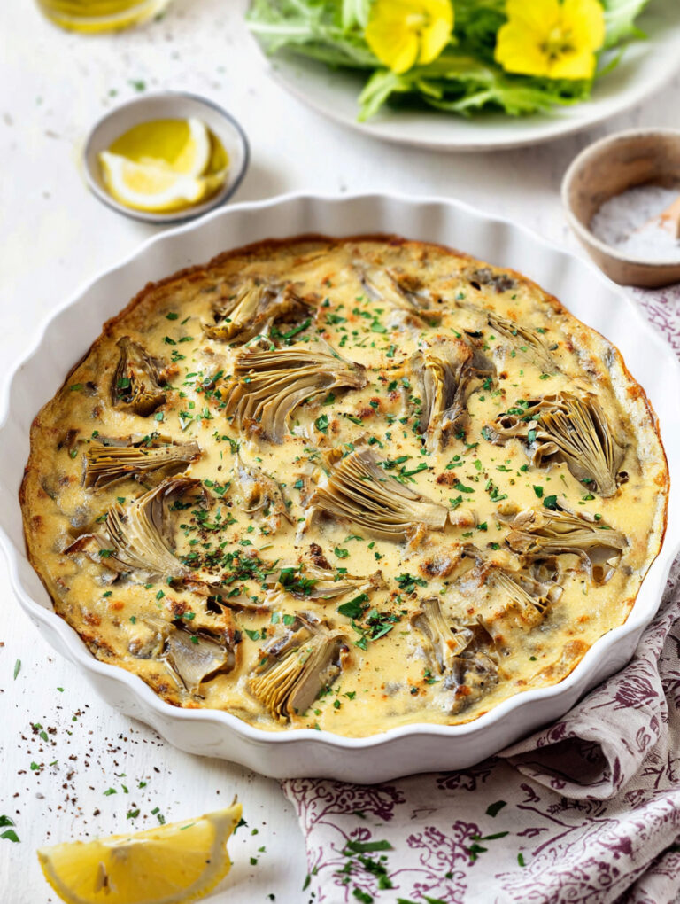 clafoutis di carciofi