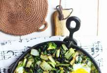 Coste e broccoli con uova