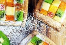 Crostatine di frutta vegan con crema