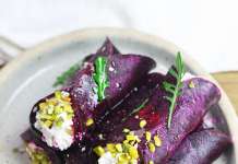 involtini di barbabietola con robiola