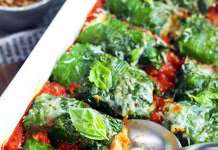 Involtini di bietole con riso e patate