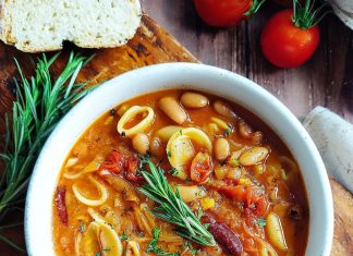 Pasta e fagioli veloce, vegan