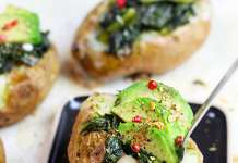 Patate ripiene di bietola