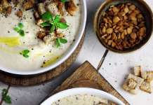 Zuppa di cavolfiore e cipolle