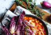 Cacciucco vegano di fagioli con radicchio