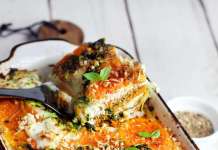 Lasagne senza pasta di patate dolci