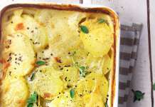 Patate vegan cremose al forno