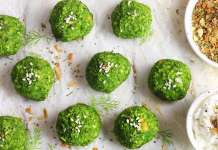 Polpette vegan di miglio e cime di rapa
