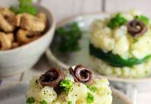 Tortino di patate e agretti