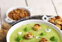 Vellutata di cavolo romano velocissima