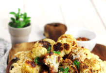 Cavolfiore su salsa di ceci