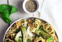 Pasta carciofi e noci