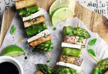 Spiedini di asparagi