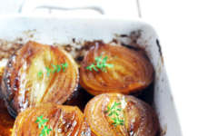 Cipolle glassate al forno