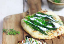 Pizzette istantanee con agretti