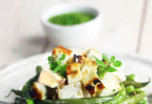 Nidi di fagiolini con feta