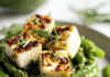 Nidi di fagiolini con feta arrosto