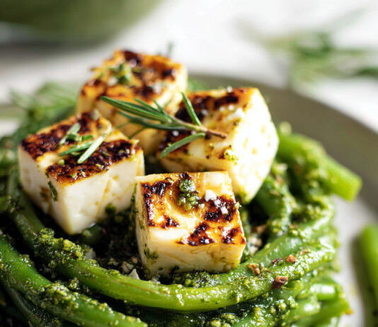nido-fagiolini-feta-forno Nidi di fagiolini con feta arrosto