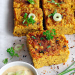 Tortino di lenticchie rosse