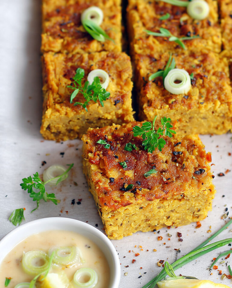 Tortino di lenticchie rosse