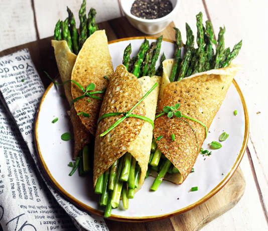 Crepes al latte senza uova, senza glutine