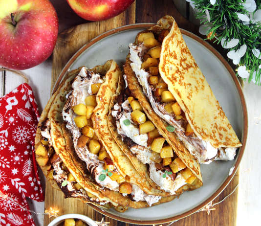 Crepes al latte senza uova, senza glutine