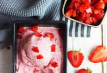 gelato vegan alla fragola