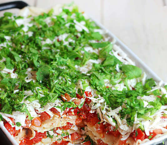 Lasagne fredde di pane carasau