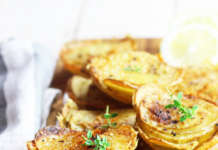 Patate millefoglie farcite