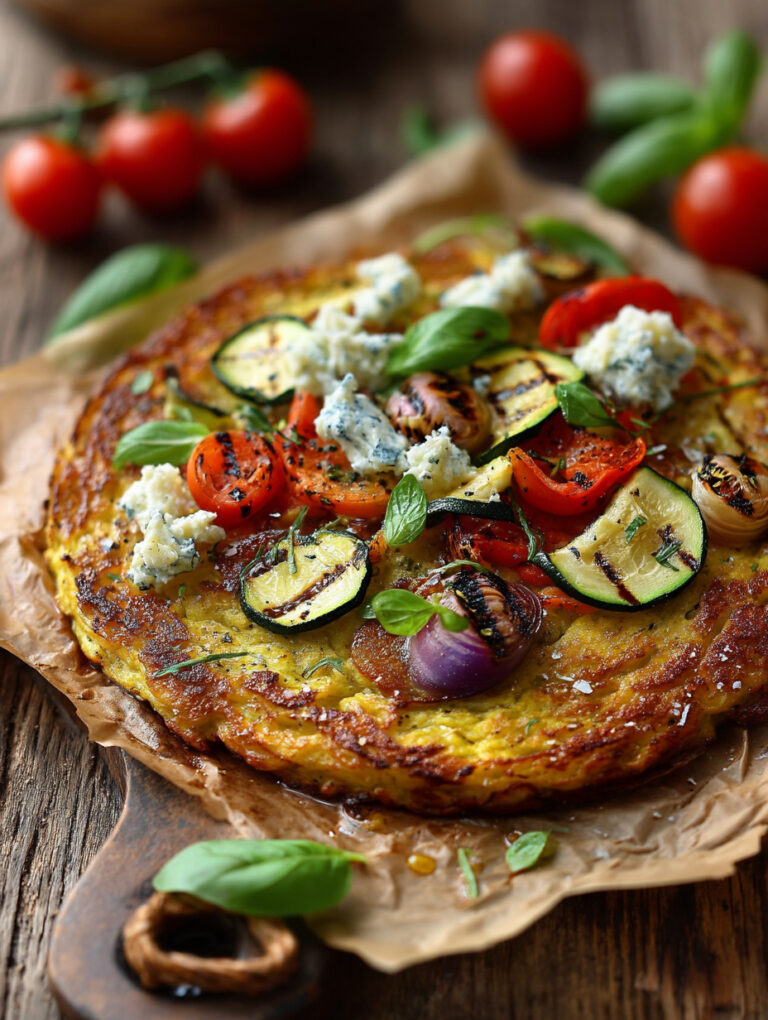 Pizza di melanzane senza glutine