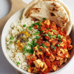 Tofu strapazzato al pomodoro