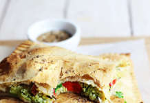 Focaccia ripiena senza lievito