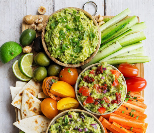 guacamole-3-varianti Guacamole board - 3 varianti