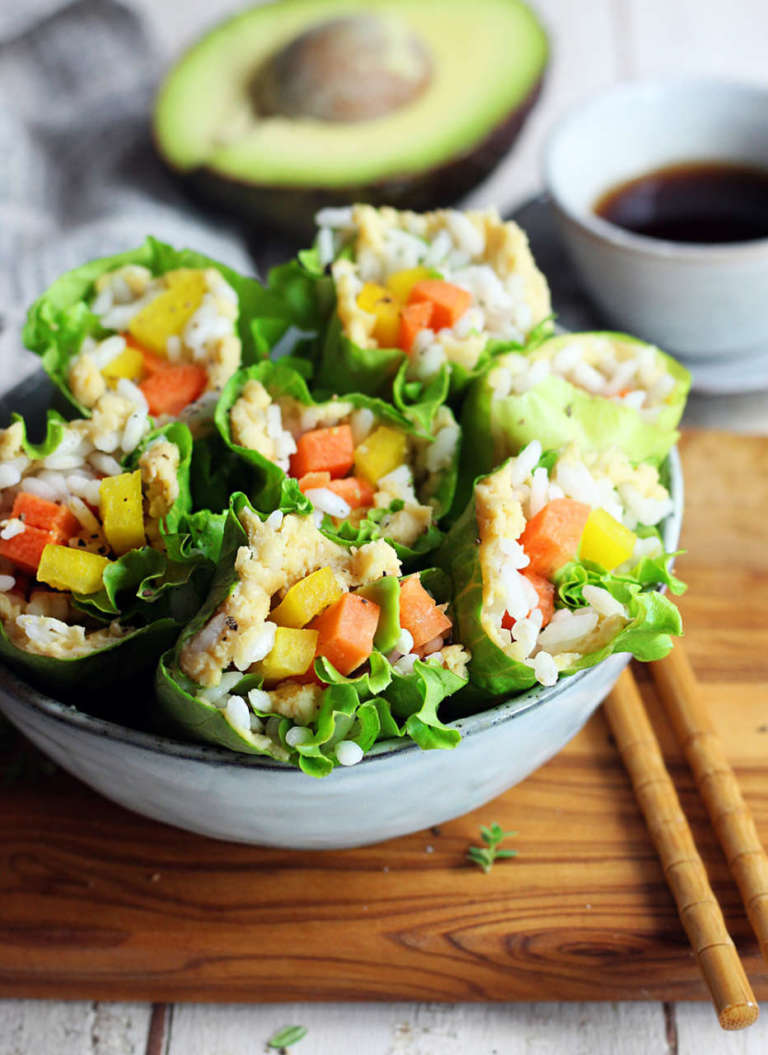 Involtini di insalata