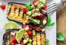 Bistecca vegan di melanzana