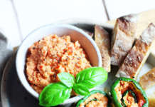 Pesto rosso con pomodorini