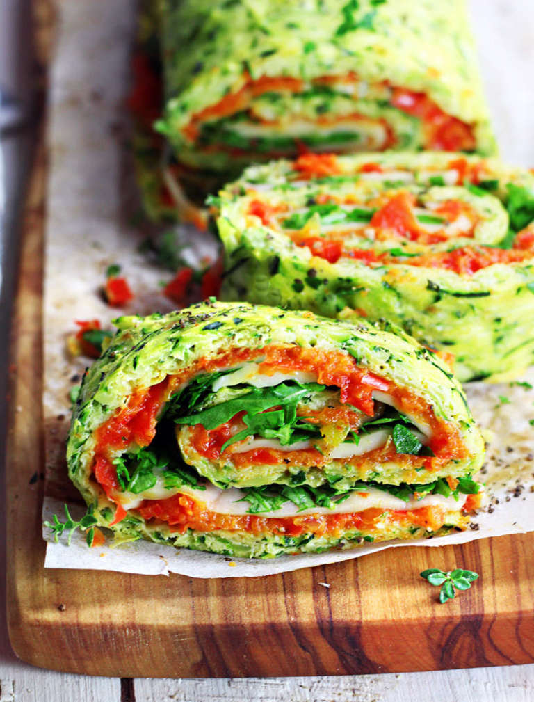 Rotolo di zucchine senza glutine