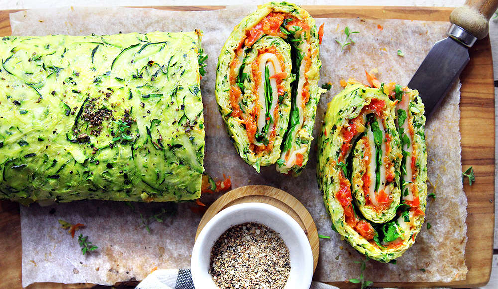 Rotolo di zucchine senza glutine